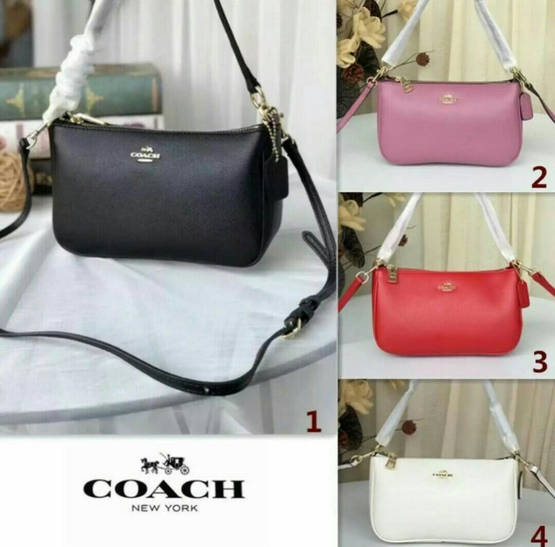 Authentic Coach Top Handle Pouch (COACH F25591), Women's Fashion, Bags