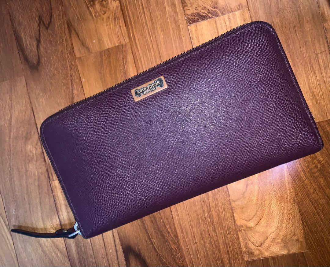 Authentic Kate Spade Purple Long Wallet