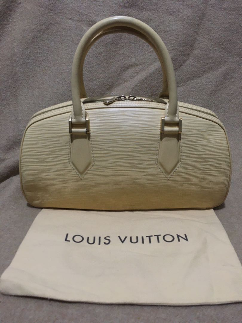 Louis Vuitton, Louis Vuitton Green Riviera Epi Leather Rare Vanity Tote