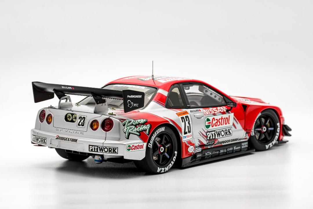 AUTOart 1/18 NISSAN SKYLINE GT-R JGTC 2002 CASTROL PITWORK #23