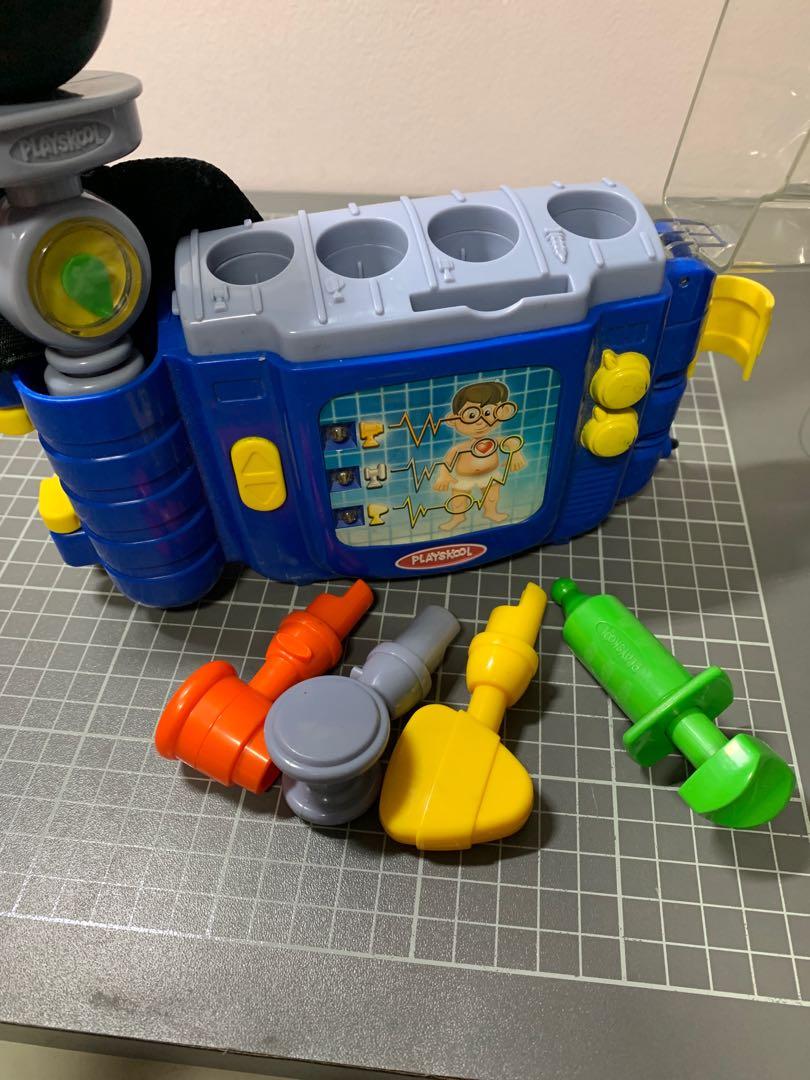 Playskool SILLY SOUNDS CHECKUP DOCTOR CARRY ALONG MEDICAL KIT