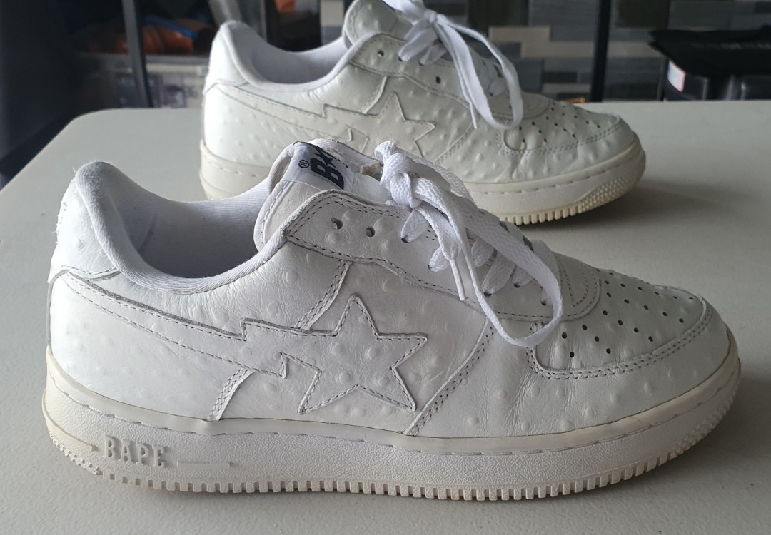 Bapesta white best sale