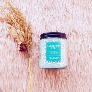 Bath and Body Works Single-wick Lemon Mint Leaf