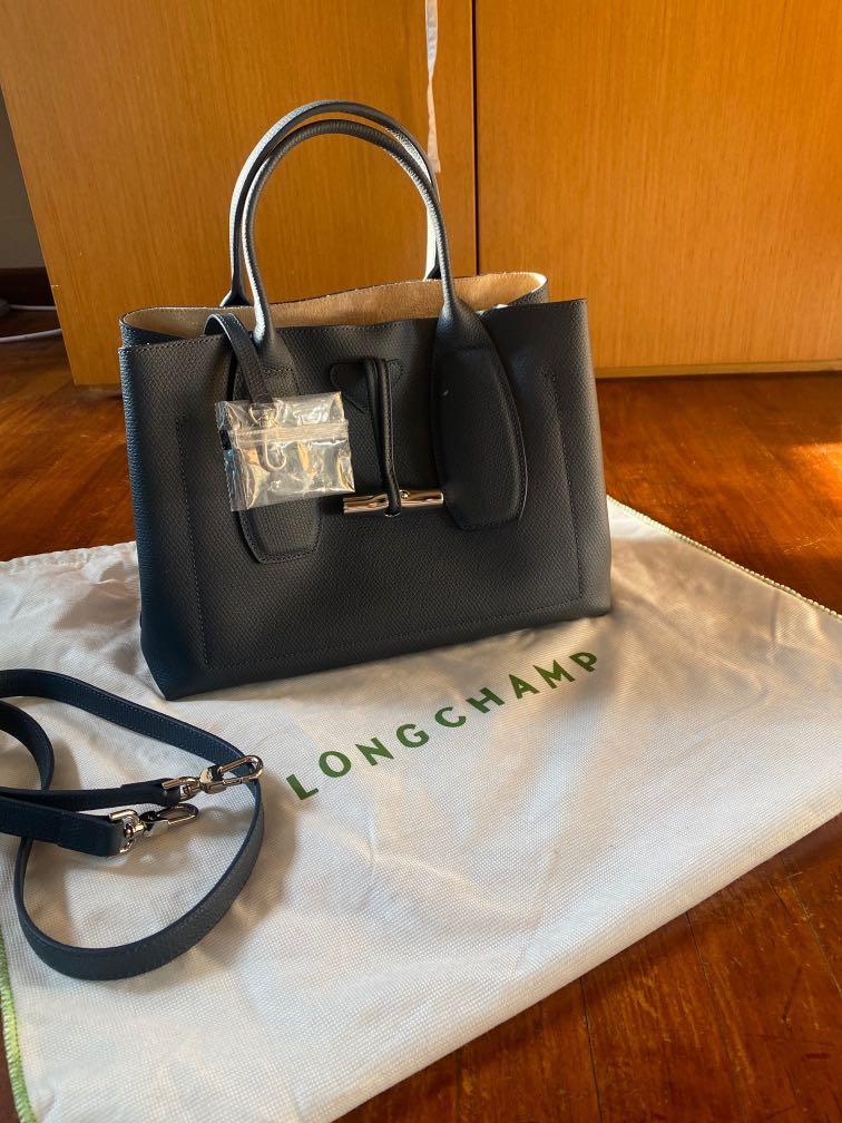 Longchamp roseau pilot blue on sale