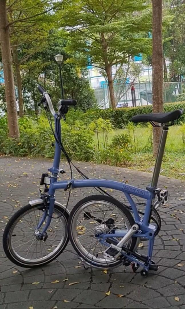 Brompton Cloud Blue M6L 2021, Sports Equipment, Bicycles Parts