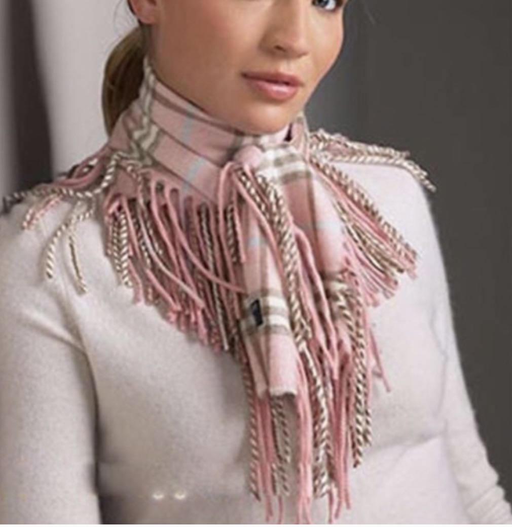 Burberry tassel scarf sales