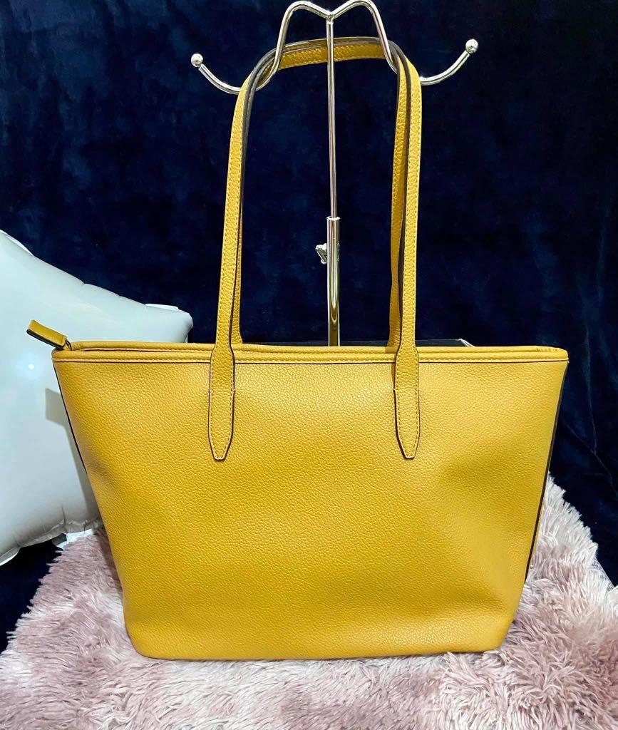 Calvin Klein Tote Bag Large (Mustard), Women's Fashion, Bags