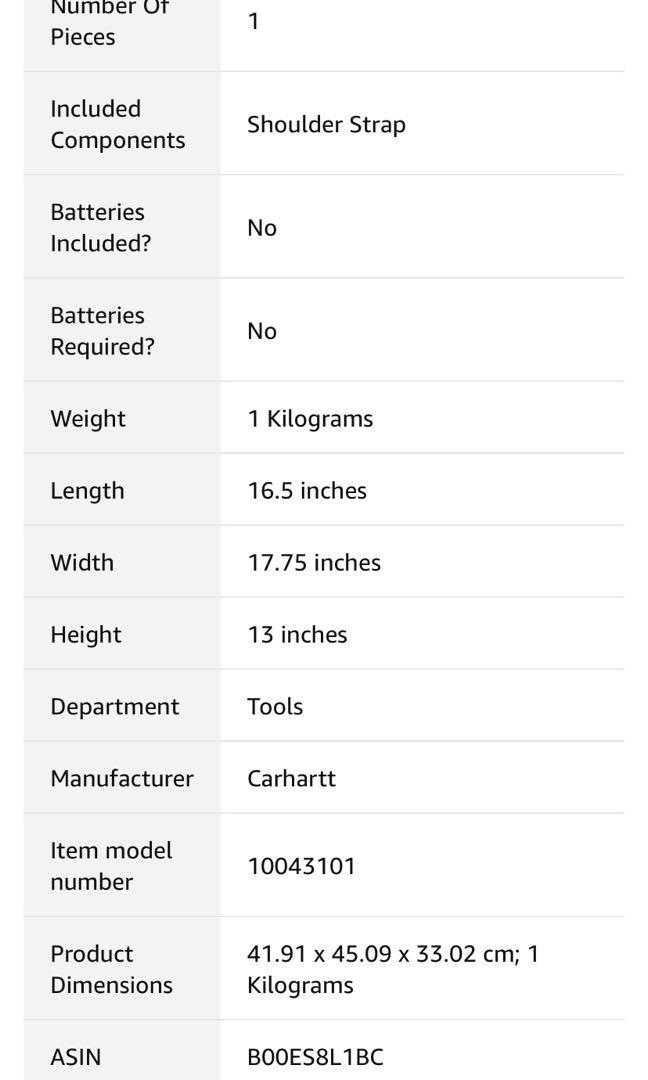 Carhartt legacy brief bag clearance