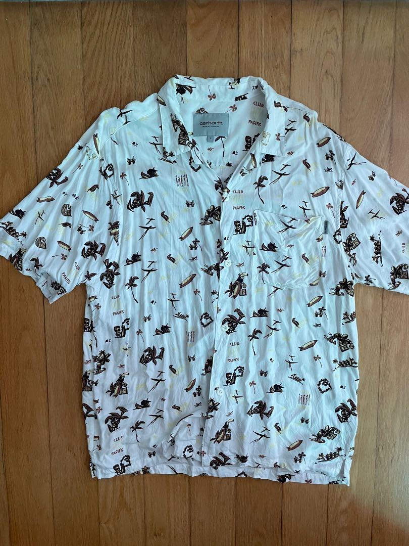 carhartt wip hawaiian shirt