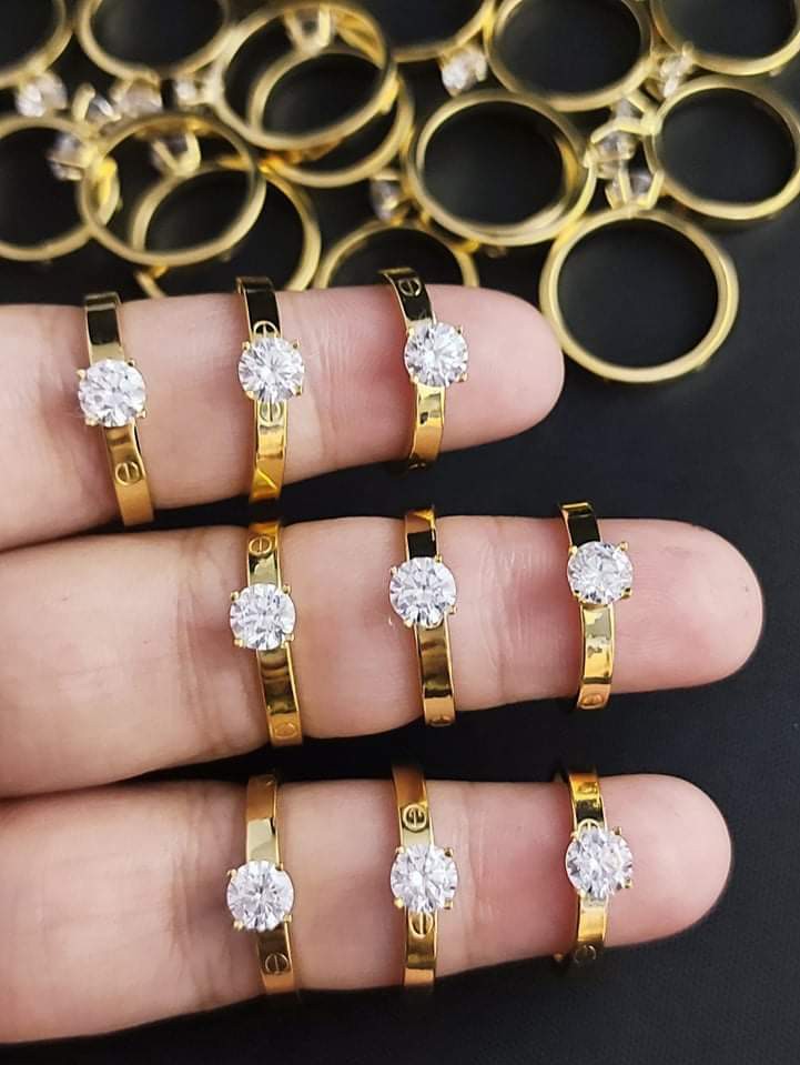 Cartier ring with hot sale stone