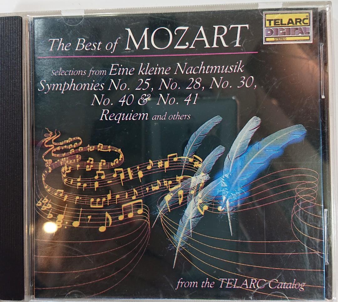 Cd The best of mozart (telarc), 興趣及遊戲, 音樂、樂器& 配件, 音樂