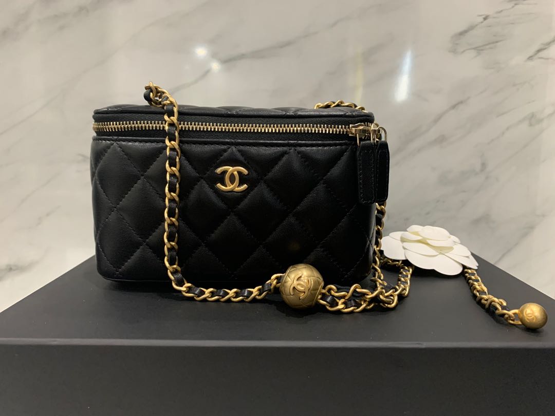 Chanel mini vanity pearl crush Luxury Bags  Wallets on Carousell