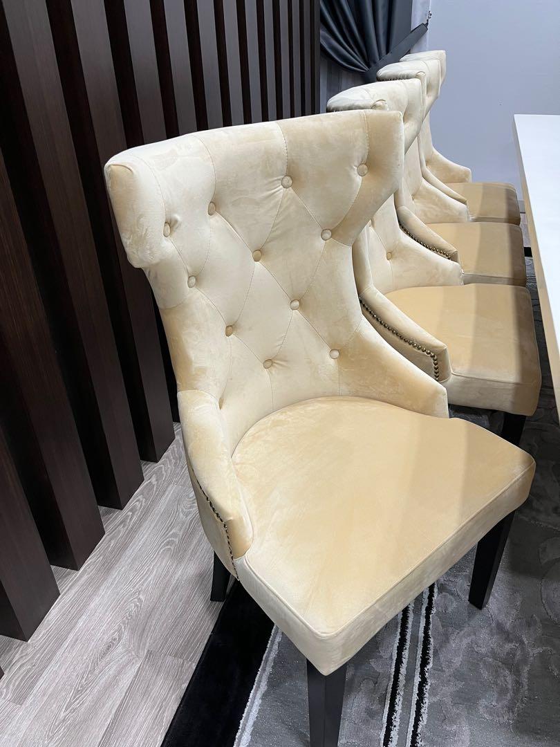Chesterfield on sale dining chairs