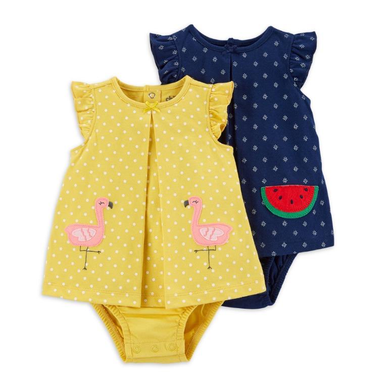 Child of Mine by Carter s Baby Girl Dress 2pk Babies Kids Babies Kids Fashion on Carousell