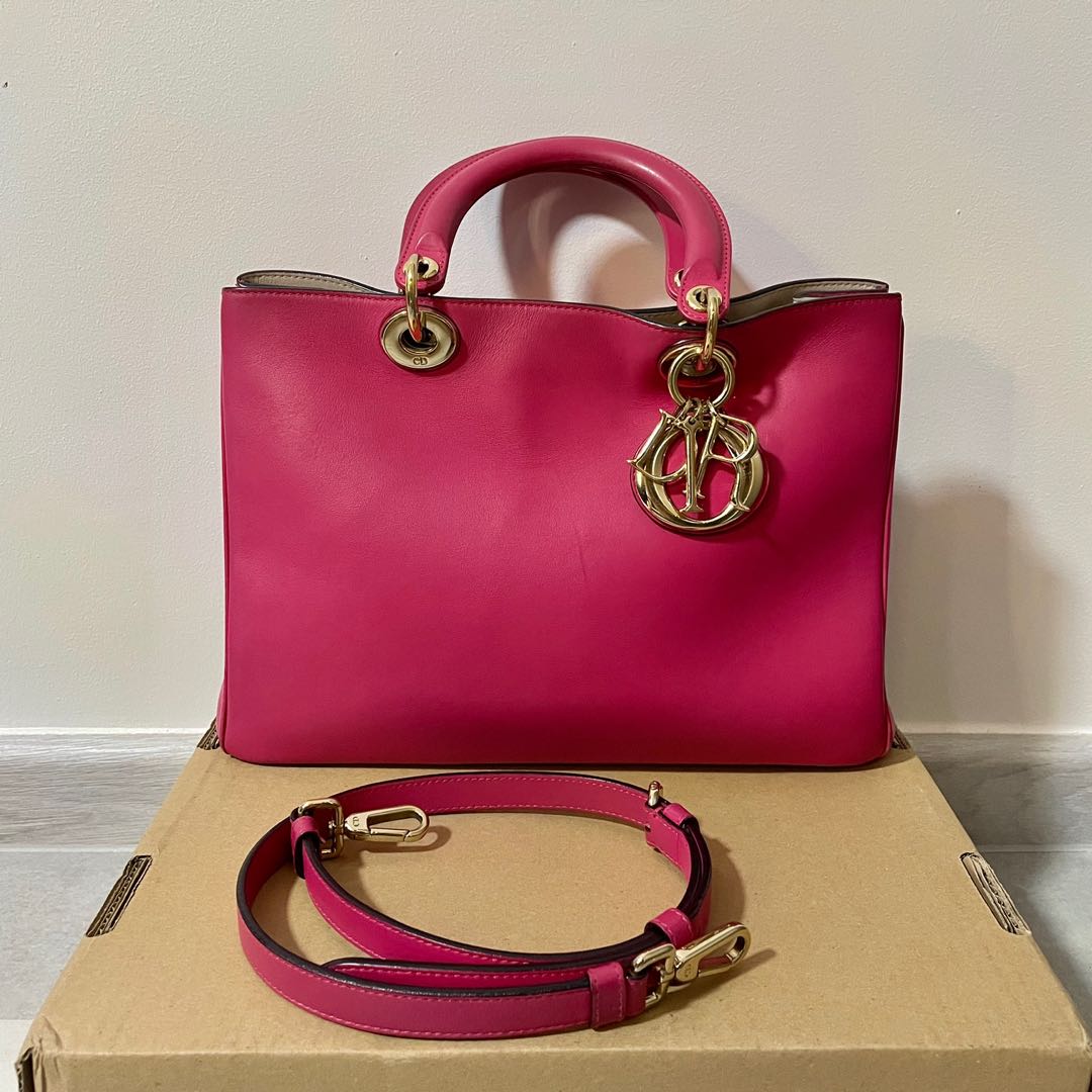 Christian Dior Diorissimo Bag in Fuchsia (Not for fussy buyers), Luxury ...