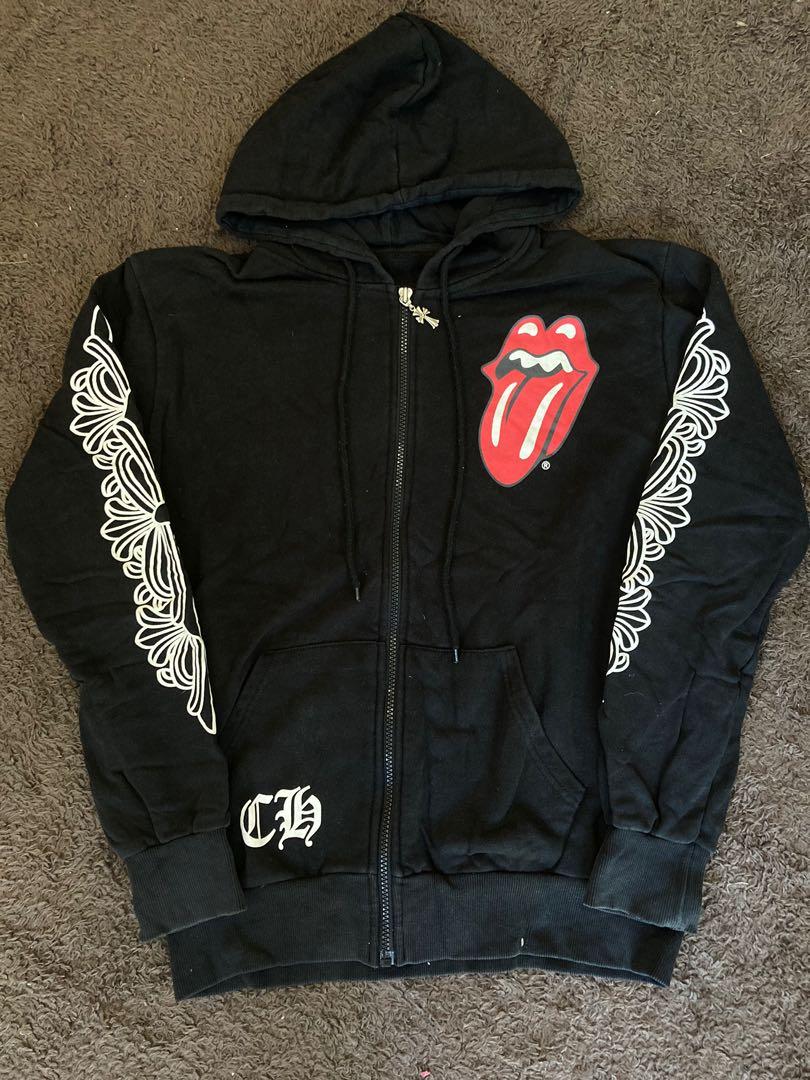 Rolling stones chrome hearts best sale hoodie