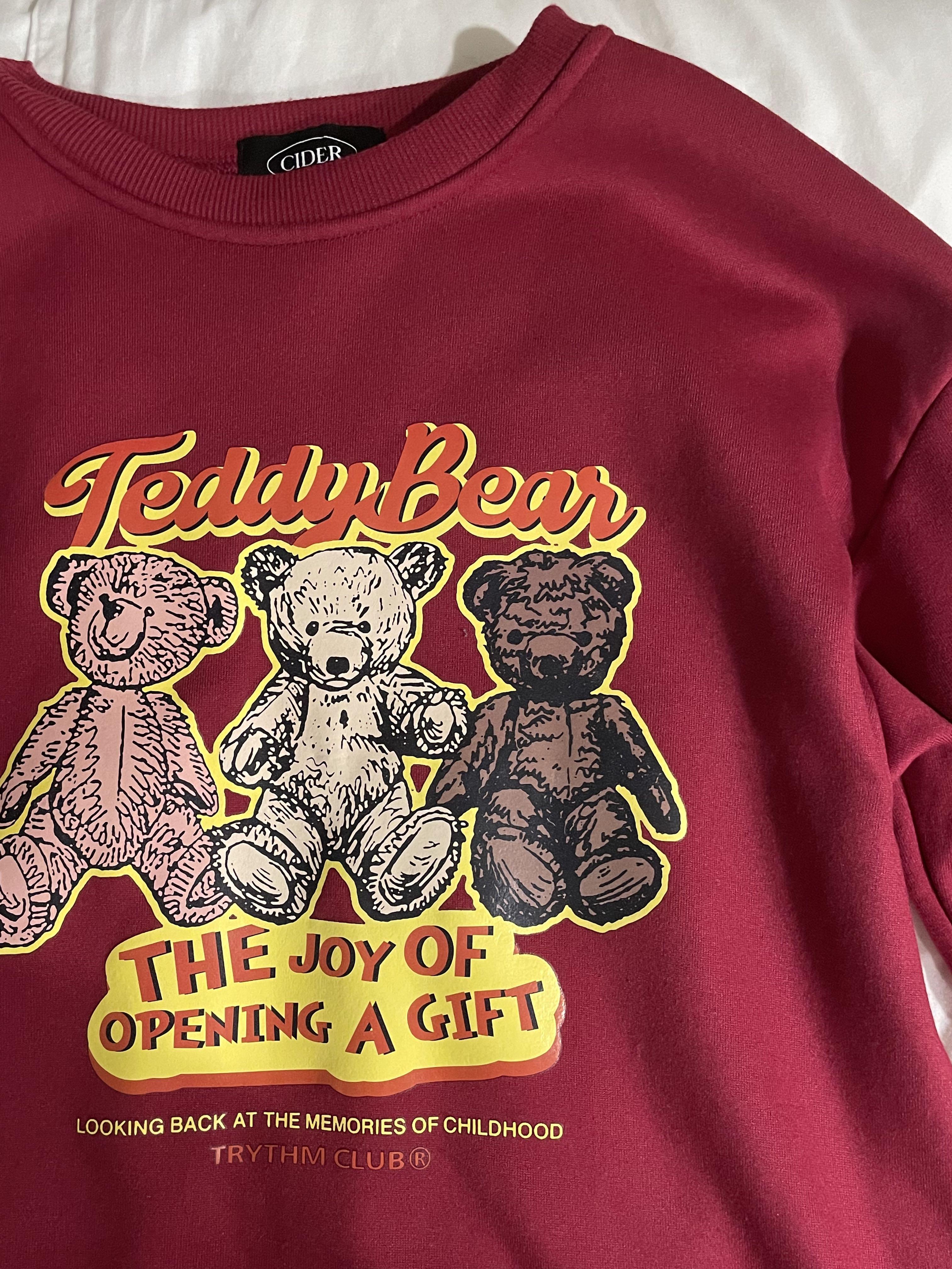 Cider teddy bear sweater, Women's Fashion, Coats, Jackets and Outerwear