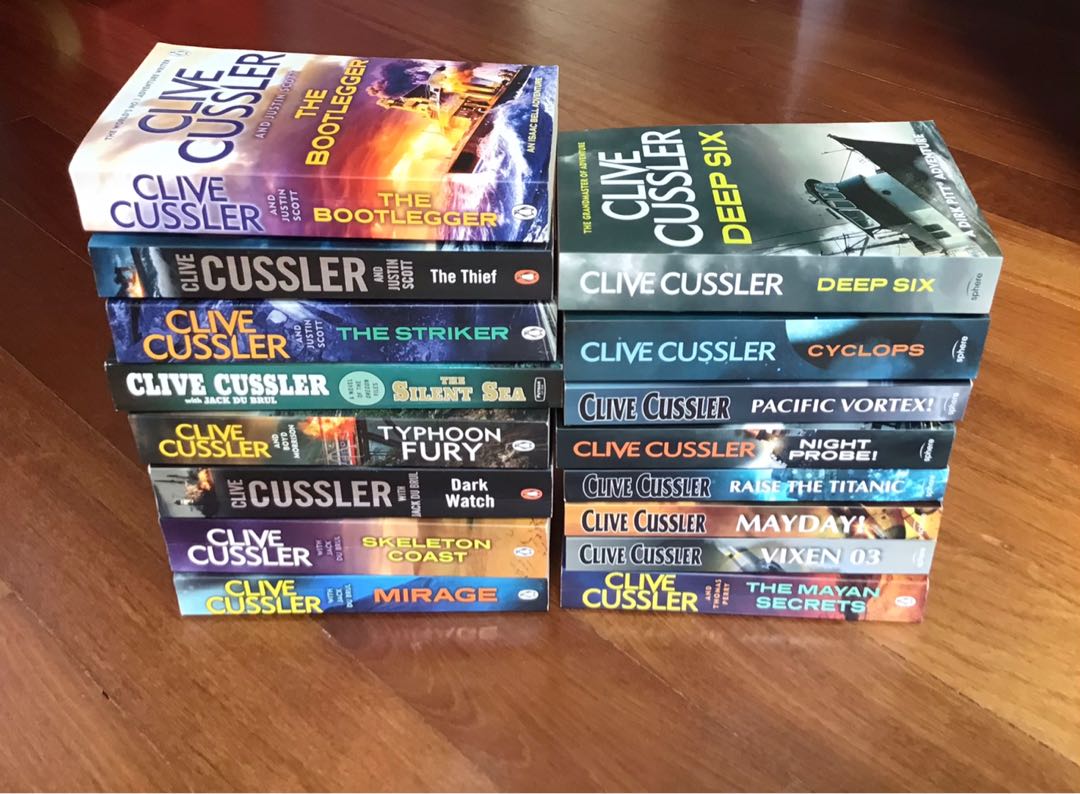 Clive Cussler books from series The Oregon Files, Isaac Bell
