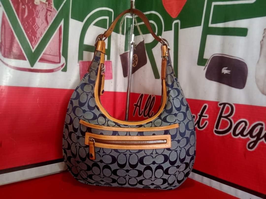 Coach monogram, Women's Fashion, Bags & Wallets, Shoulder Bags on Carousell