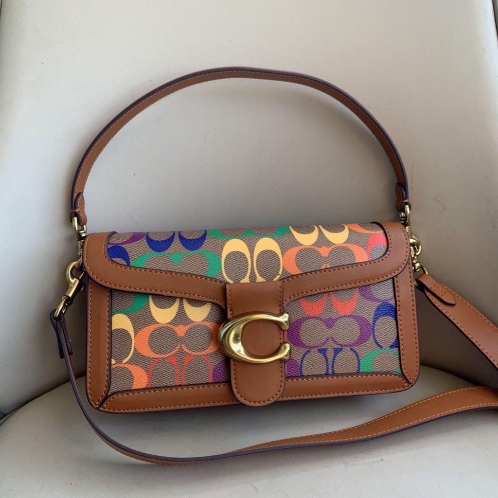 Coach Rainbow Tabby Shoulder Bag, Women's Fashion, Bags & Wallets
