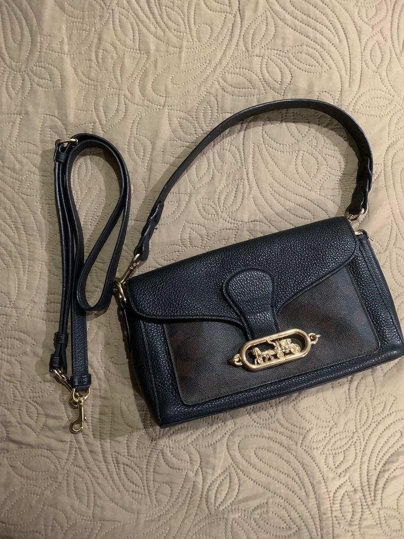 Small jade shoulder bag with sales signature canvas detail