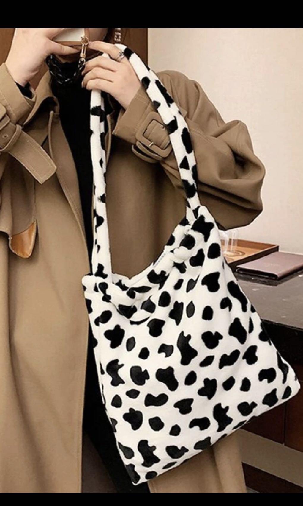 cow print shoulder bag, Women's Fashion, Bags & Wallets, Shoulder Bags
