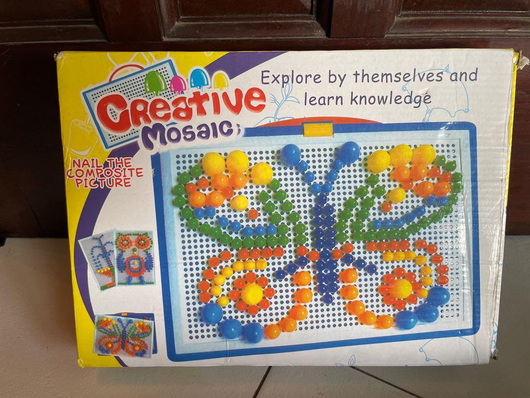 Creative mosaic toy top