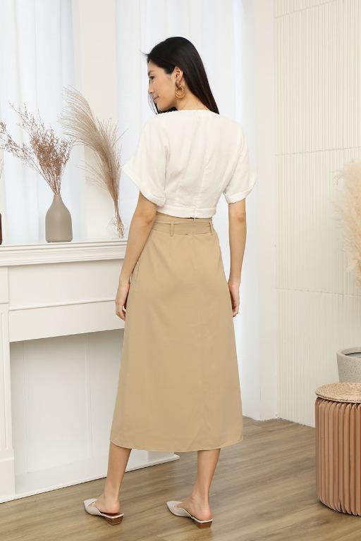 Tan skirt deals xl