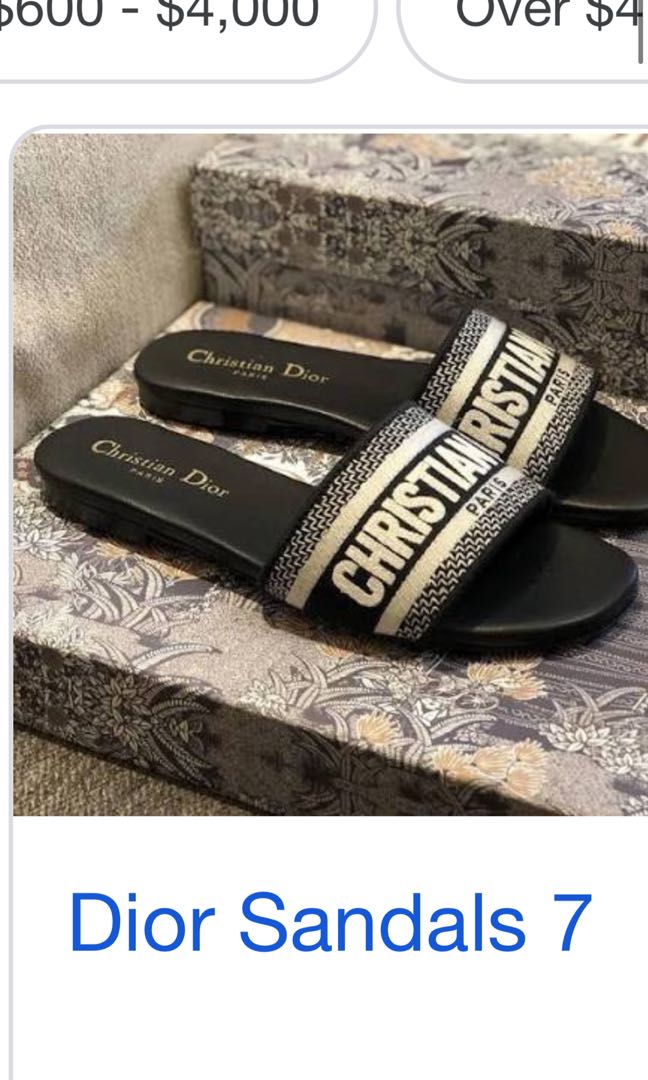 Dior oblique 2025 slippers