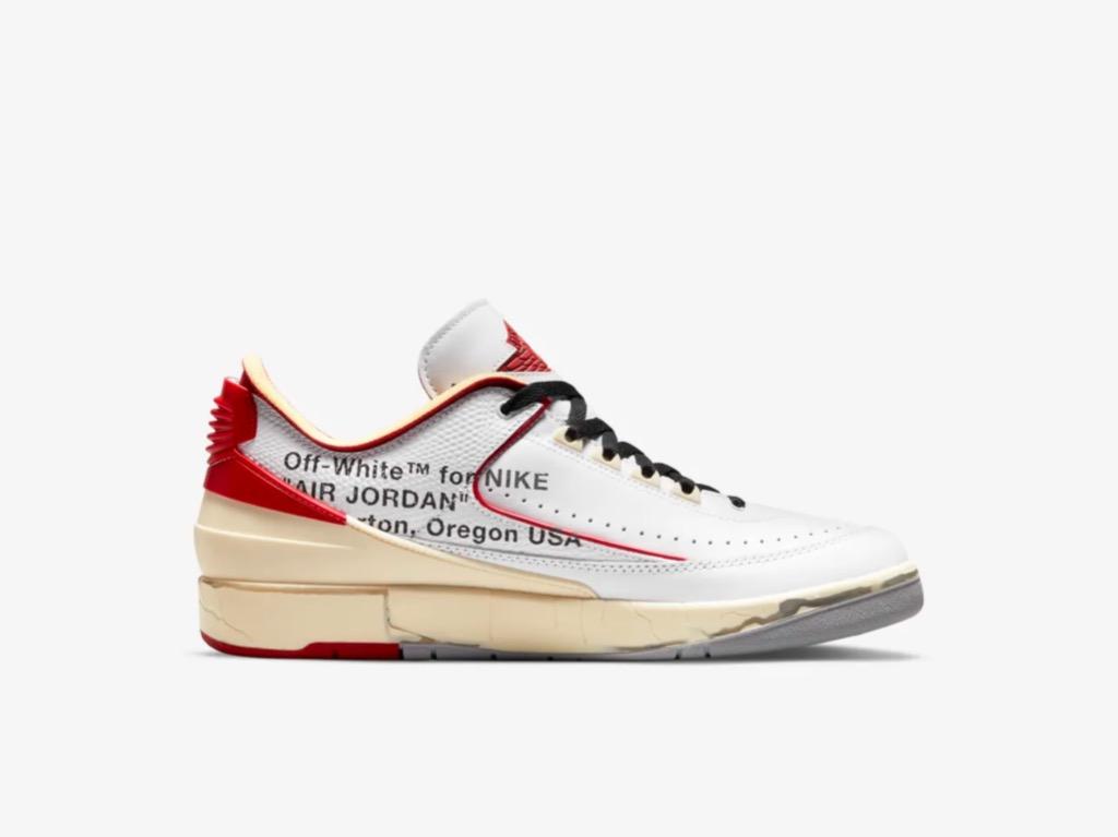 Early Link for Air Jordan 2 Low x Off White White and Varsity Red