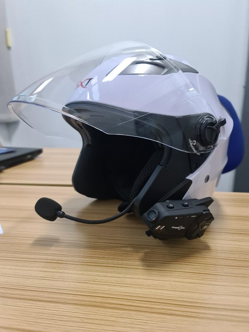 Freedconn R1 Plus Motorcycle Helmet Dashcam Camera Intercomm (1080