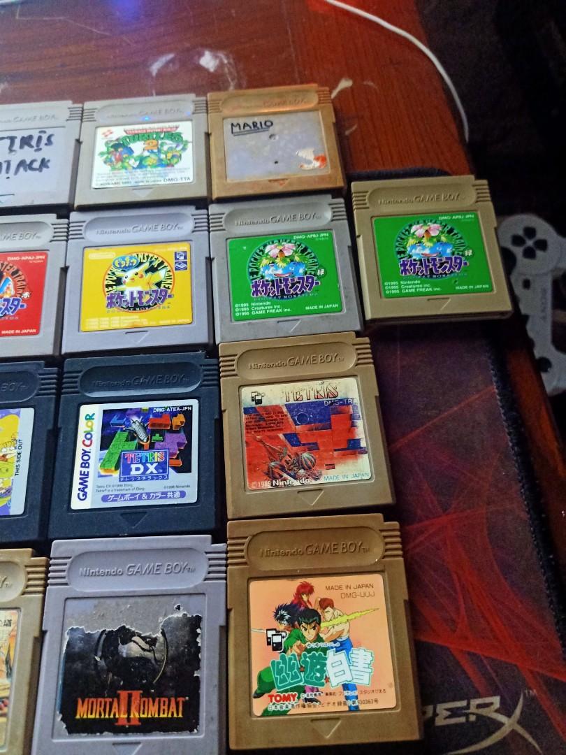 Gameboy color/ dmg / pocket / advance games (Category: Nintendo) located in Paranaque City. Submitted by nostalgia.ph (Listing ID 1124522498, Image 3). Description: for sale Gameboy game cartridge *bala* 300 ripped label 500 per game cart 800 wario land 700 pokemon jpn sucat parañaque.
