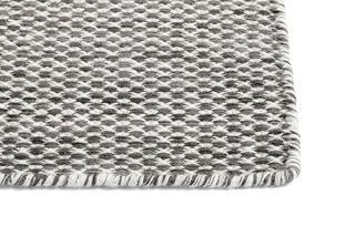 HAY Moiré Kelim Rug, 200 x140 cm, Grey