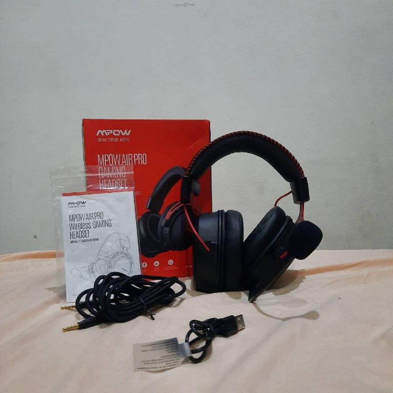 Headset Gaming Wireless Murah Mpow Air Pro 2.4 Ghz Elektronik Audio di Carousell