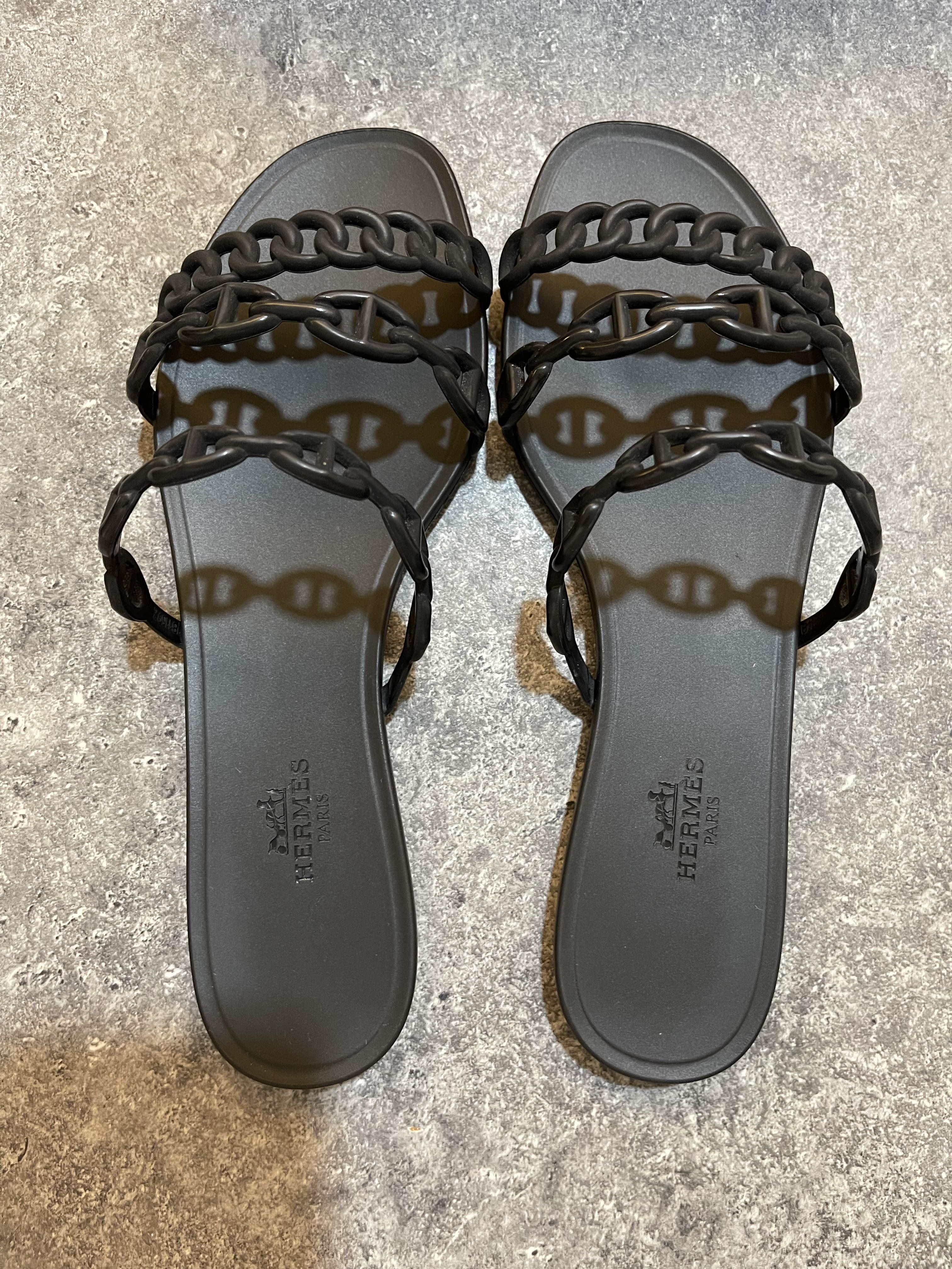 Hermes Rivage Sandals, Women's Fashion, Footwear, Sandals on Carousell
