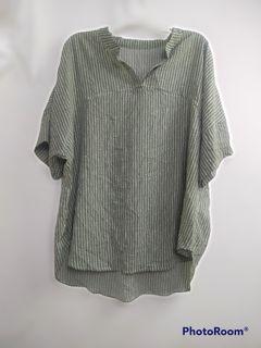 Hide stripe blouse