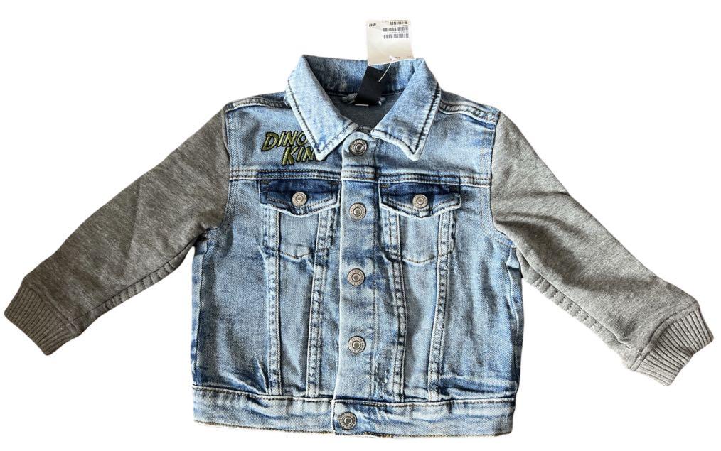 H\u0026M kids Denim Jacket Dinosaur, Babies 