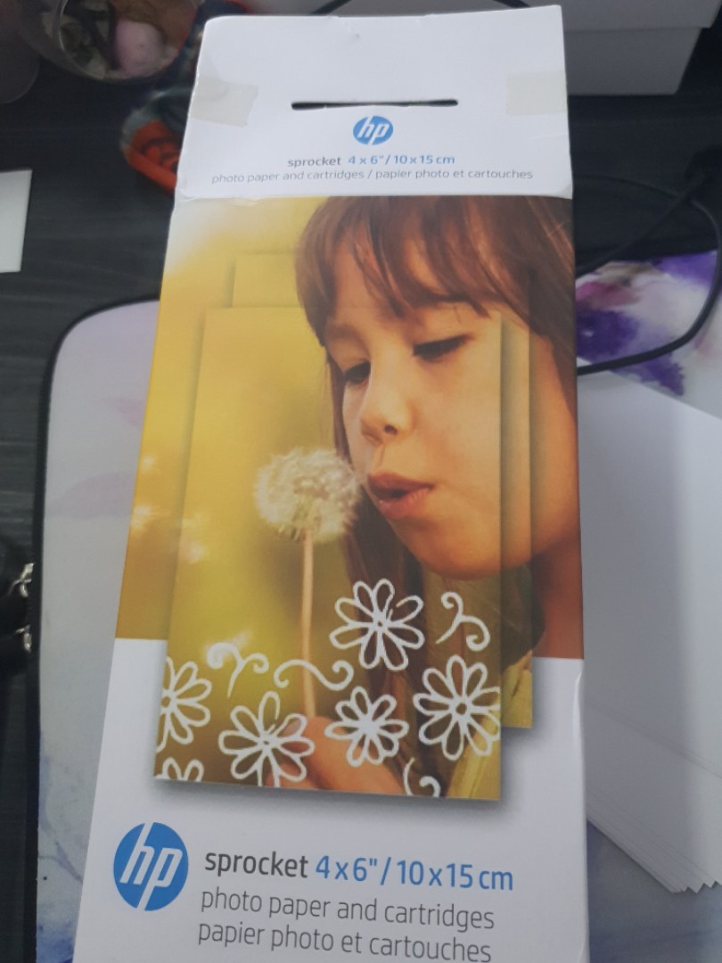 HP sprocket studio Cartridge 4 × 6/ 10 × 15cm, Mobile Phones & Gadgets
