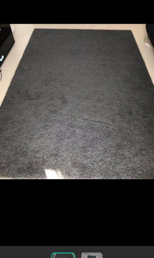 Ikea Adum Carpet (Grey), Furniture & Home Living, Home Decor, Carpets