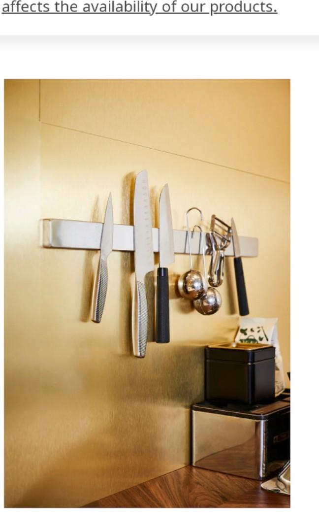 Ikea Grundtal knife bar, Furniture & Home Living, Bathroom