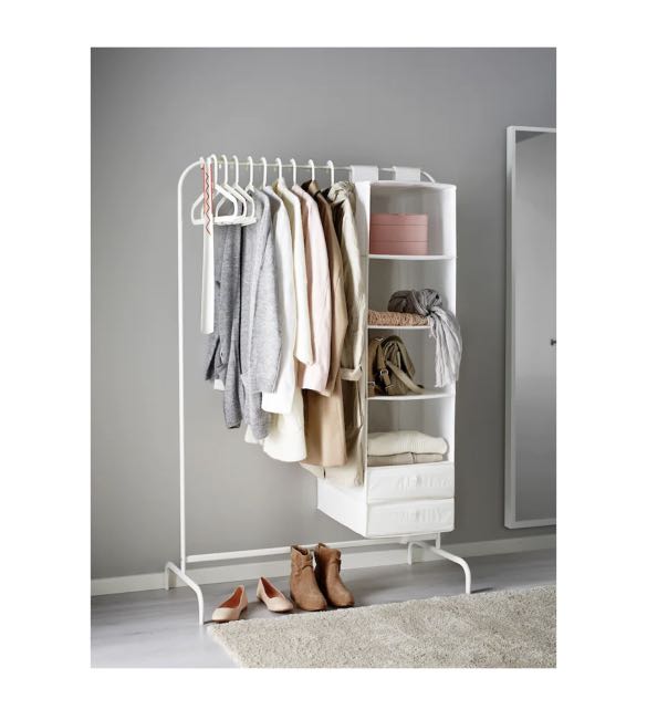 Ikea Mulig Clothes Rack Furniture Home Living Furniture Shelves