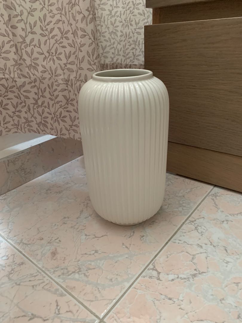 IKEA White Vase, Furniture & Home Living, Home Decor, Vases