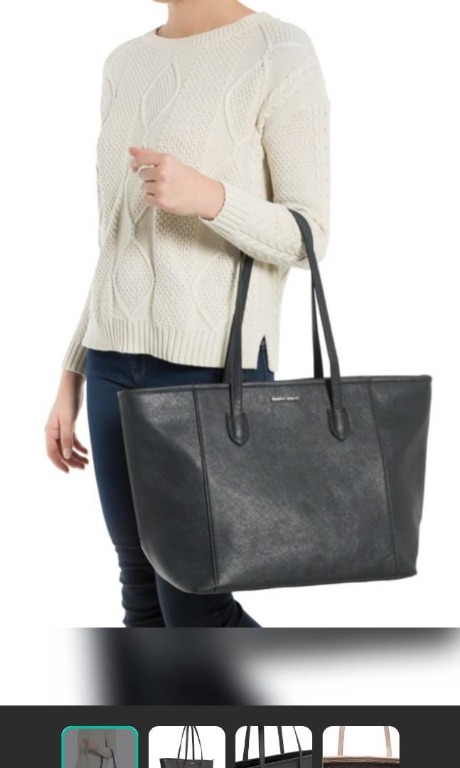 Mango saffiano effect tote hotsell bag