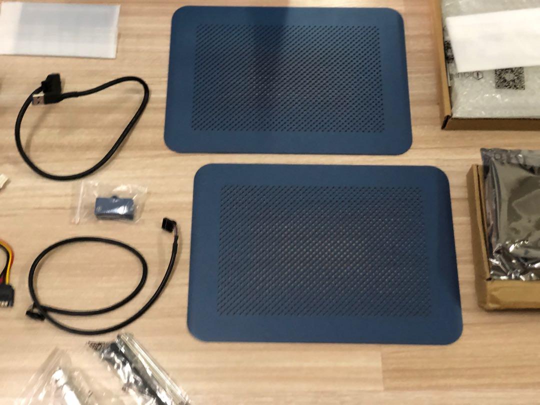 Iqunix ZX1 ITX Case 10.6L Water Cooling Navy Blue, Computers & Tech