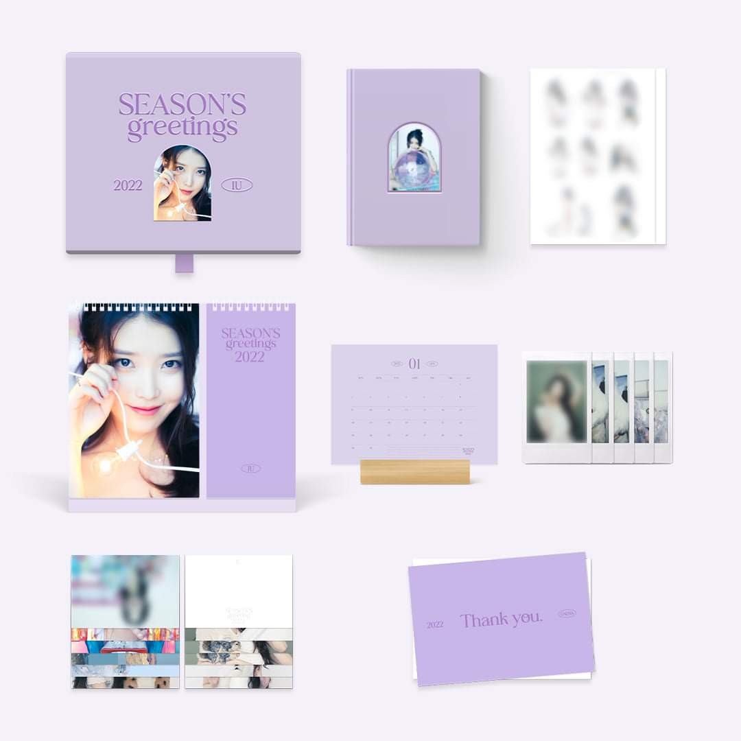 Iu Calendar Summer 2022 Iu 2022 Season's Greetings, Hobbies & Toys, Memorabilia & Collectibles,  K-Wave On Carousell