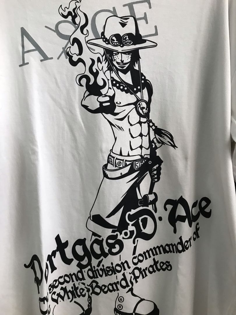 Kaos One Piece Fire Fist Ace 3/4 T 