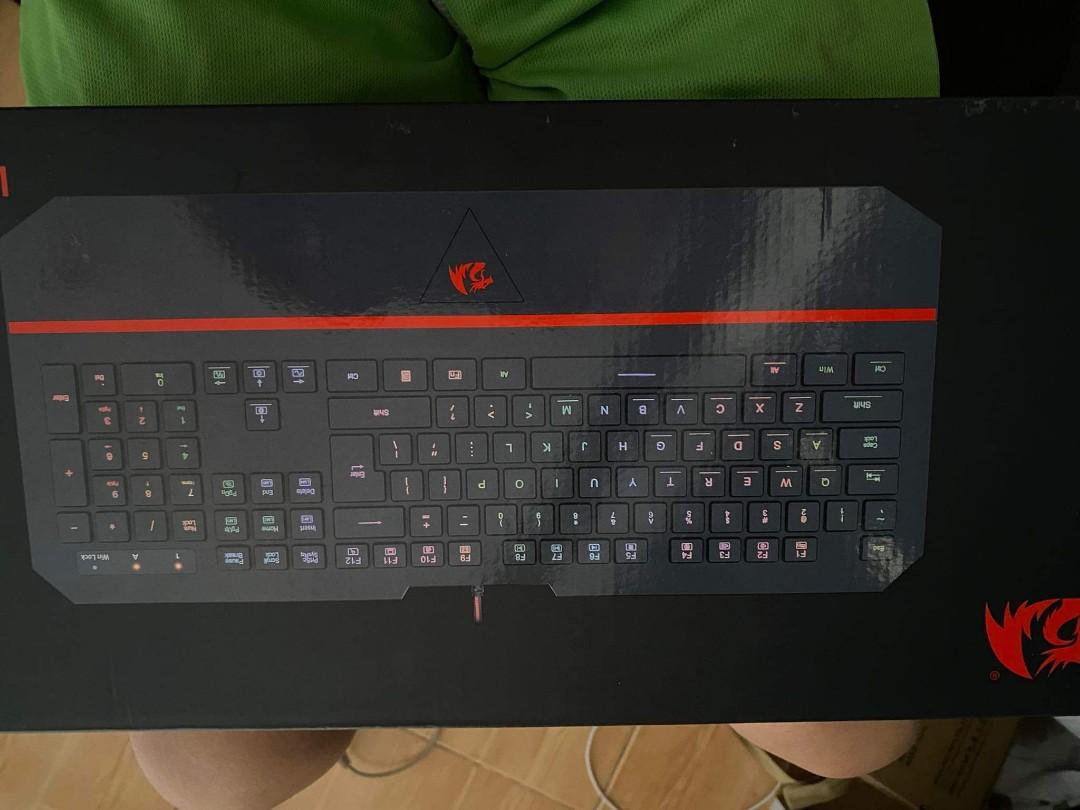 Karura 2 keyboard and Mirage mouse (Category: Computer Keyboard) located in Marikina City. Submitted by sellingpersonalpc (Listing ID 1124546417, Image 3). Description: Bought at official redragon shoppe store. I have a new pair of keyboard and mouse. I can include batteries for the mouse..