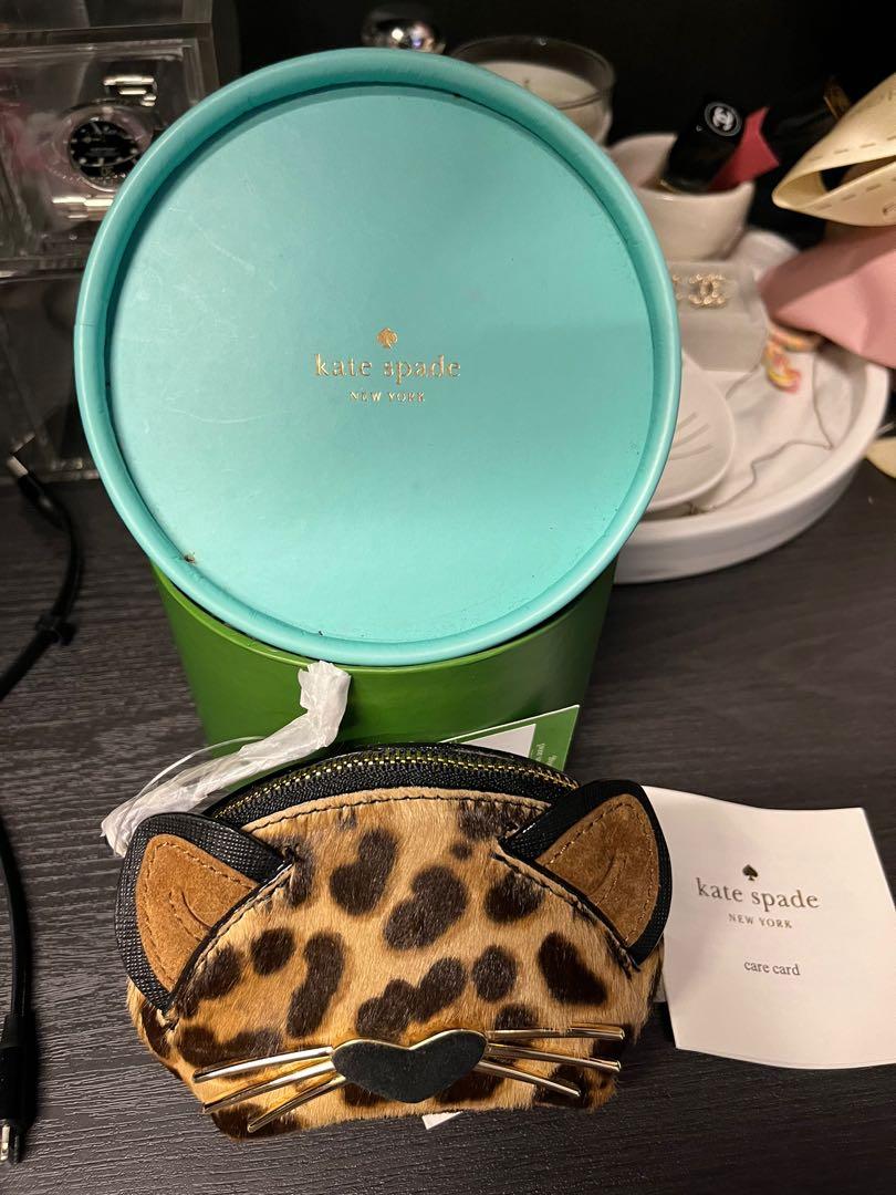 Kate spade discount leopard coin purse