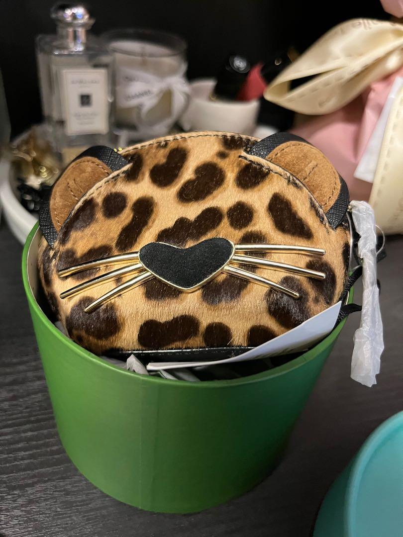 Kate spade leopard coin purse on sale