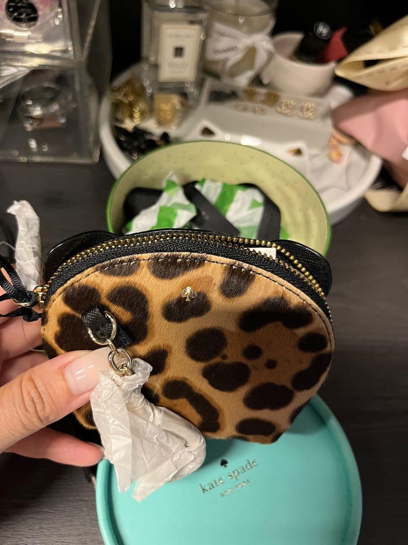 Kate spade leopard best sale coin purse